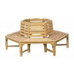 OCTAGONAL TREE BENCH