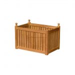 Teak Outdoor Rectangular Planter Box