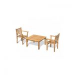 HILGROVE 2 STACKING CHAIRS & COFFE TABLE