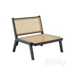 LOUNGE LOW CANE CHAIR
