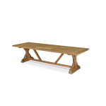 The Teak Outdoor Dining Fixed X Table