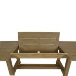 TEAK OUTDOOR EXTEND TABLE PATIO