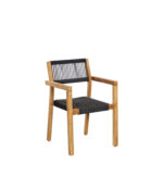 TEAK GARDEN ACADEMY STACKING ROPE CHAIR
