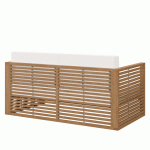 RANA TEAK PATIO SOFA 155 CM - Image 2