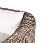 TEAK GARDEN VICTORI WICKER LOUNGE CHAIR