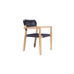 TEAK GARDEN PATIO STACKING CHAIR
