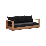 TEAK OUTDOOR MERIDIAN SOFA PATIO DEEP SEATING