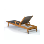 OUTDOOR TEAK EARLS CHAISE LOUNGER PATIO - Image 2