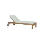 Upland Outdoor Patio Teak Chaise