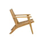 TEAK OUTDOOR BRITTAN PATIO LOUNGE CHAIR