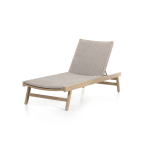 TEAK OUTDOOR DORITHY PATIO CHAISE LOUNGER