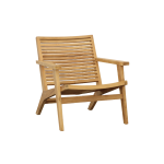 TEAK OUTDOOR BRITTAN PATIO LOUNGE CHAIR - Image 2