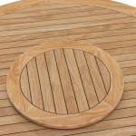 TEAK OUTDOOR WELLSPRING ROUND DINING SET - Image 2