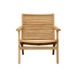 TEAK OUTDOOR BRITTAN PATIO LOUNGE CHAIR - Image 3