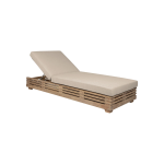 TEAK OUTDOOR VIVIEN PATIO CHAISE LOUNGER - Image 3