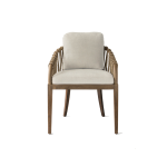 TEAK TULUM PATIO DINING CHAIRS - Image 4