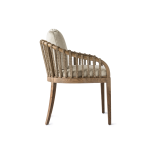 TEAK TULUM PATIO DINING CHAIRS - Image 2