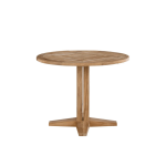 TEAK OUTDOOR CHESSPAKE ROUND DINING TABLE - Image 2