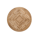 TEAK OUTDOOR CHESSPAKE ROUND DINING TABLE