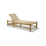 TEAK OUTDOOR MADDIE CHAISE SUN LOUNGER