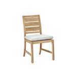 Teak Outdoor Charleston Side Dining Chairs