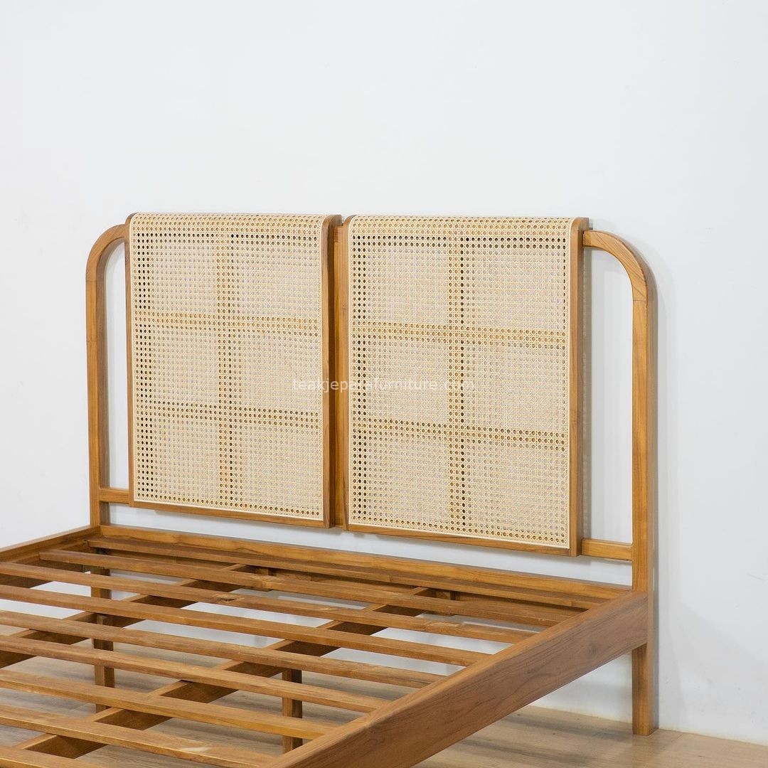 Round Rattan Bed Frame rattan bed frame