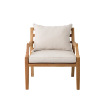 TEAK OUTDOOR HERA PATIO LOUNGE CHAIR