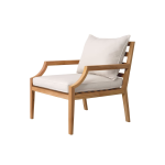 TEAK OUTDOOR HERA PATIO LOUNGE CHAIR
