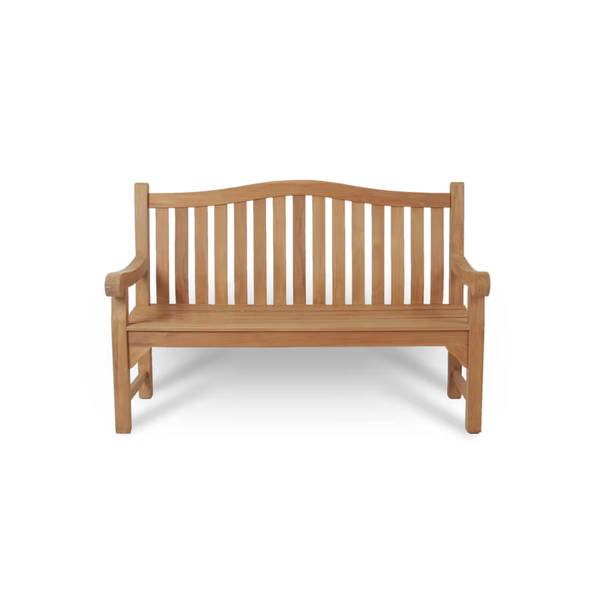 TEAK OUTDOOR BIG ROSE BENCH