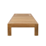 TEAK OUTDOOR CHINOAN CHAISE LOUNGER