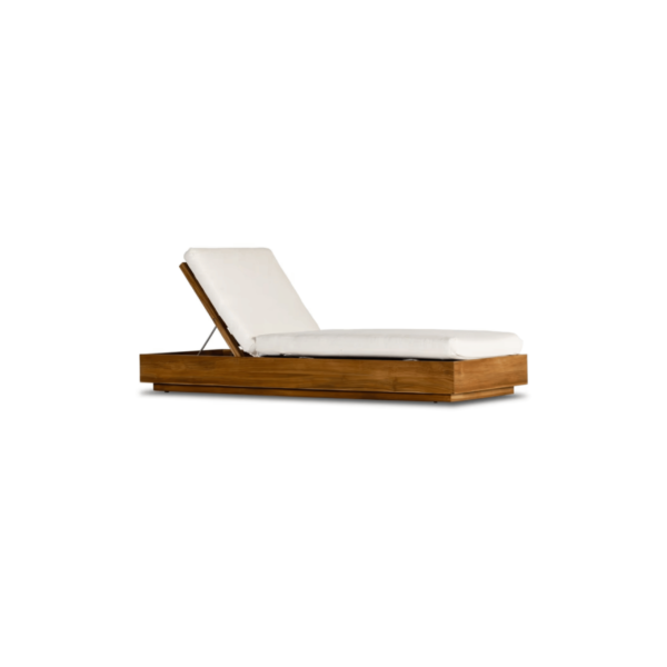 TEAK OUTDOOR KUNTA CHAISE SUN LOUNGER