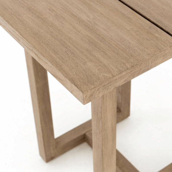 TEAK OUTDOOR STEPTON BAR TABLE