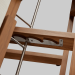 TEAK OUTDOOR KUNTA CHAISE DOUBLE SUN LOUNGER