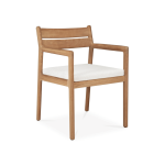 TEAK OUTDOOR JACKY DINING CHAIR