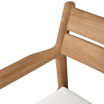 TEAK OUTDOOR JACKY DINING CHAIR