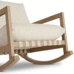 TEAK OUTDOOR AIKEN LOUNGE CHAIR