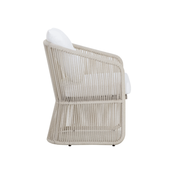 TEAK OUTDOOR ALLARIS ROPE DINING CHAIR