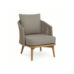 TEAK OUTDOOR TARTORA ROPE LOUNGE CHAIRS