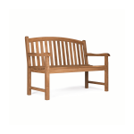 TEAK OUTDOOR NEW BOWBACK BENCH