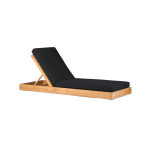 TEAK OUTDOOR EMALFI CHAISE SUN LOUNGER