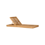 TEAK OUTDOOR EMALFI CHAISE SUN LOUNGER