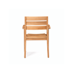 TEAK OUTDOOR HORIZZON STACKING CHAIR - Image 4