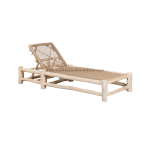 TEAK OUTDOOR BINTIENA TWIST SUN LOUNGER