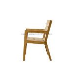 TEAK OUTDOOR LERCANA DINING FIXED CHAIR