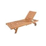 TEAK OUTDOOR NEPPLAS CHAISES SUN LOUNGER