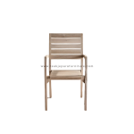 TEAK OUTDOOR VIESTA NEW STACKING CHAIR