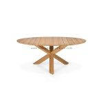 TEAK OUTDOOR ETHSON ROUND DINING TABLE