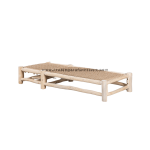 TEAK OUTDOOR BINTIENA TWIST SUN LOUNGER