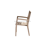 TEAK OUTDOOR VIESTA NEW STACKING CHAIR
