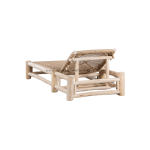 TEAK OUTDOOR BINTIENA TWIST SUN LOUNGER